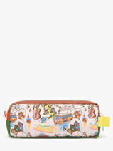 Pennenzak 2 Compartimenten Hello hossy Beige cool kids P